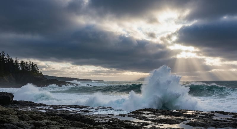 Winter Storm Watching Vancouver Island