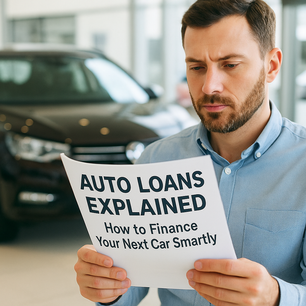 Auto Loans Explained: How to Finance Your Next Car Smartly